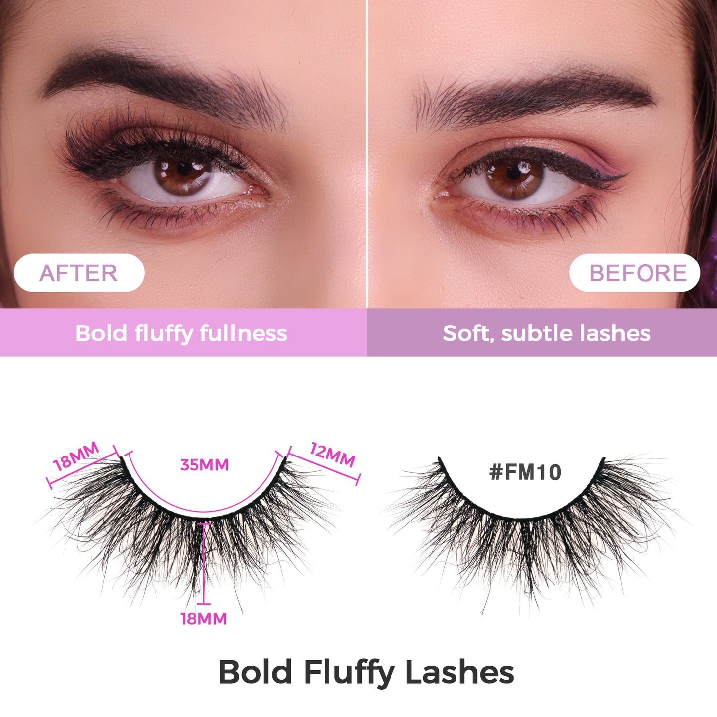 The Celestial 5D Mink Lite Lashes (Sparsest) – Luxury Pro Black Eyelash Kit