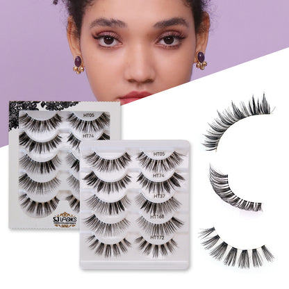 The Signature Human Hair Lashes (5 Pairs) – Undetectable Wispy Set