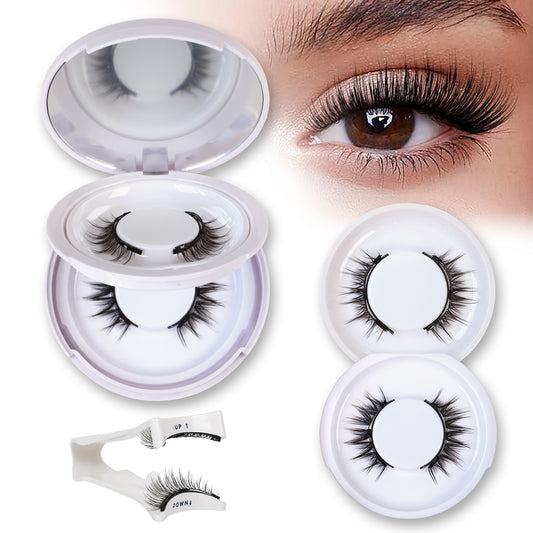 Two-Pair Magnetic Lashes Kit #Trendy Manga Magnetic Sandwich Lashes (Factory Direct)