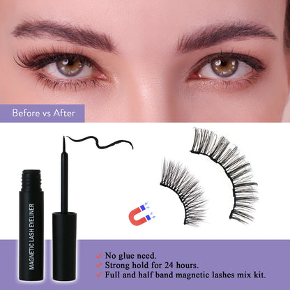 The Ultimate Glam 10-Pack Magnetic Lash Collection (All Occasion) – Luxury Pro Black Edition
