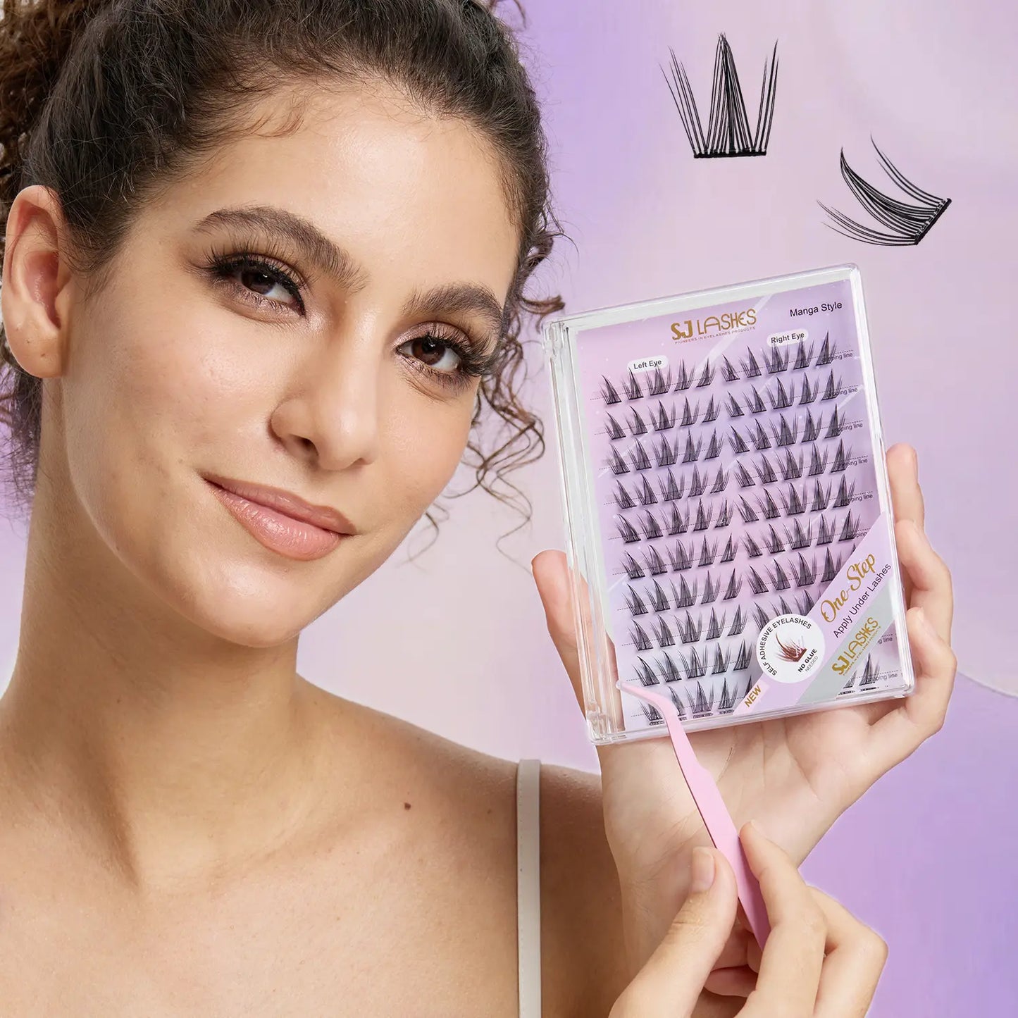 Manga Look Press-On Lash Kit