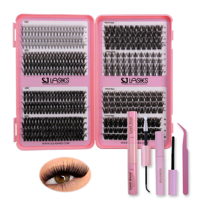 Sjlashesshop Professional Mix & Match DIY Lash Extensions Kit