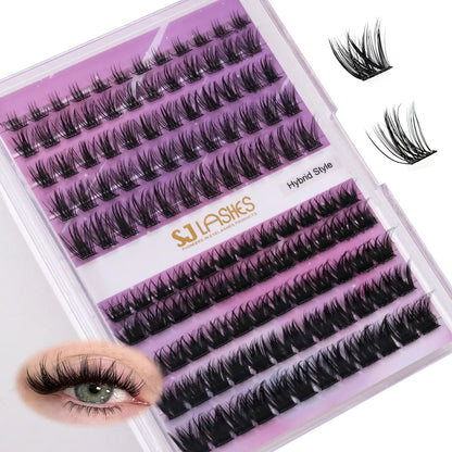 Signature Hybrid Eyelash Cluster Kit (Glue-Free)