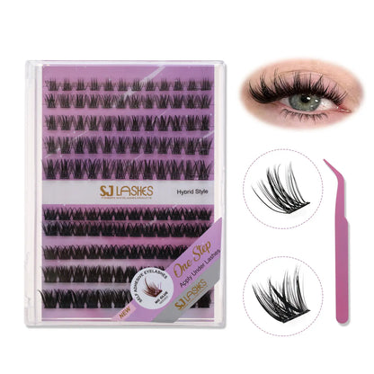 Signature Hybrid Eyelash Cluster Kit (Glue-Free)