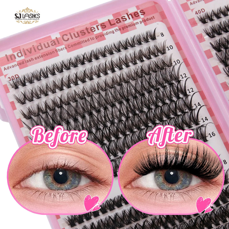 Cluster Lashes and Press-On Lashes