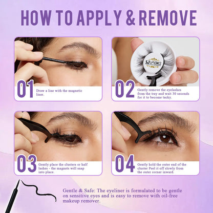The Lash Flex DIY Segmented Magnetic Cluster Kit (5 Pairs)