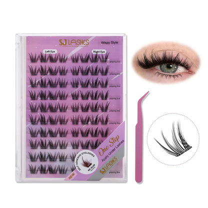 Wispy Hybrid Press-On Cluster Lash Kit